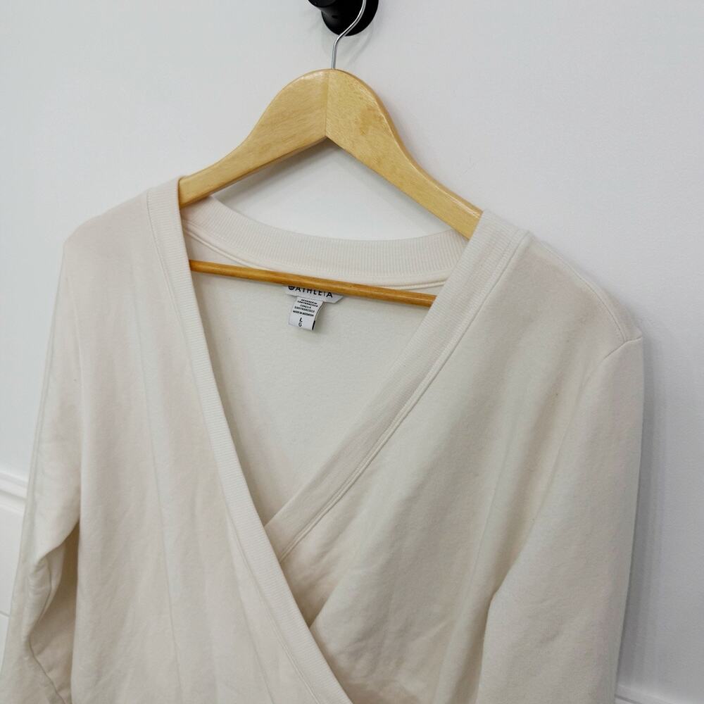 Women’s Athleta Recharge Sweatshirt Size Large L - Picture 2 of 6